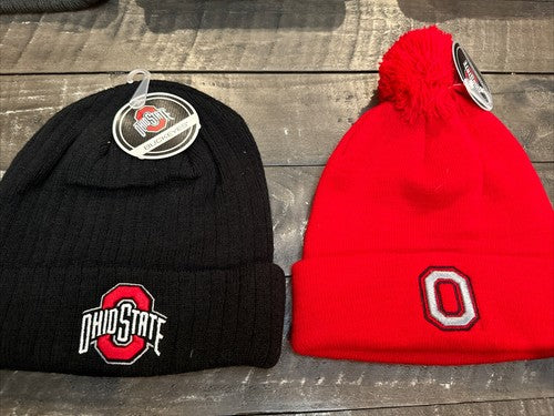 Ohio State Buckeyes Beanie (2 Hats ) Brand New !