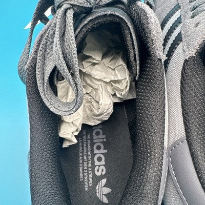 Men’s Adidas campus- Suede  GRAY/Black Size 8.5 Brand New ! Retail Is $120