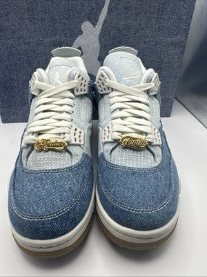 Size 8.5 - Air Jordan 4 Retro TEX Worn Blue Denim W
