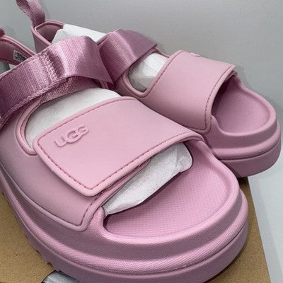 UGG PINK LEATHER sandals SIZE 4 BRAND NEW !