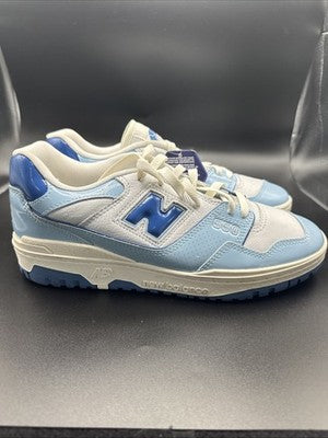 Size 9.5 - New Balance 550 Patent Leather Pack - Chrome Blue