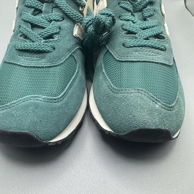 Size 10 - New Balance 574 Green Off White
