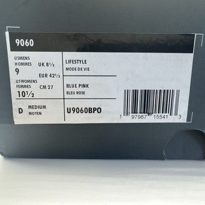 Size9 - New Balance 9060 Blue Oasis Real Pink