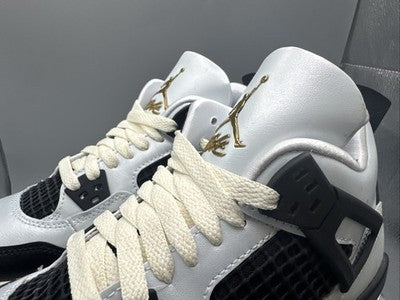 Air Jordan 4 - Platinum Gold Grade School Size 5.5 (ladies Size 7) Brand New!