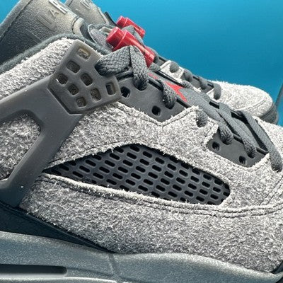 Size 12-Jordan Spizike Low Anthracite Gym Red