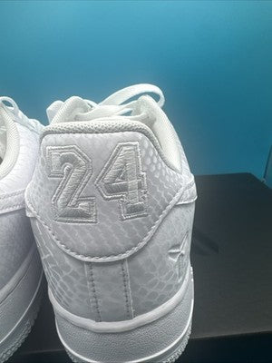 Size 12- Nike Kobe Bryant x Air Force 1 Low Forever White
