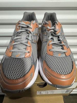 Men’s Size 9 Asics Gel 1130 Cement Grey Rust Orange, Brand New !