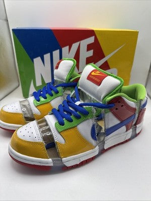 Nike SB Dunk Low "EBAY SANDY BOEDECKER" FD8777-100 Men’s Size 9.5
