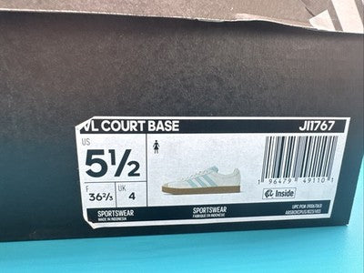 Size 5.5- Women’s Adidas VL Court Base Brand New ! Retail Is $100 !!!