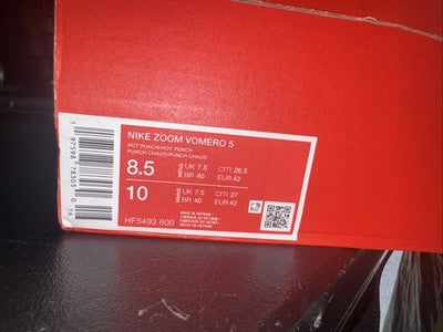 Size 8.5- Nike Air Zoom Vomero 5 Hot Punch