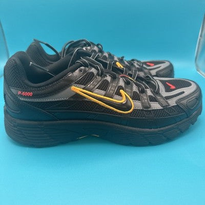 Nike P-6000 Black Laser Orange Size 7 Brand  New DS Running Sneakers