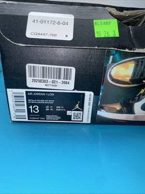 Size 13 - Air Jordan 1 Low Gold Toe