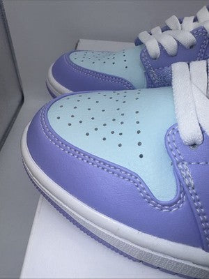 Size 7.5-Air Jordan 1 Mid Purple Pulse Worn Once Super Clean !