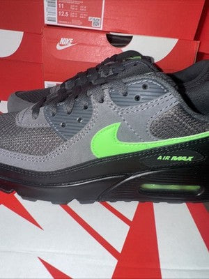 Size 8-Nike Air Max 90 Black Green Strike
