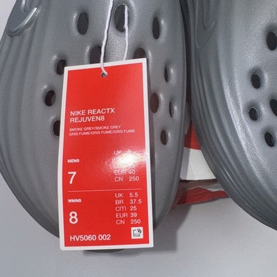 Nike ReactX Rejuven8 Smoke Grey HV5060 002 Men's Size 7 Women's Size 8