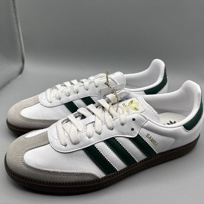 Size 8.5 - adidas Samba OG Cloud White Collegiate Green
