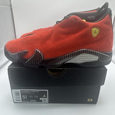 Size 5.5- Air Jordan 14 Retro 2025 Ferrari Brand New !