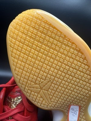 Kobe Liquid Gold “Reds” Men’s Size  11.5