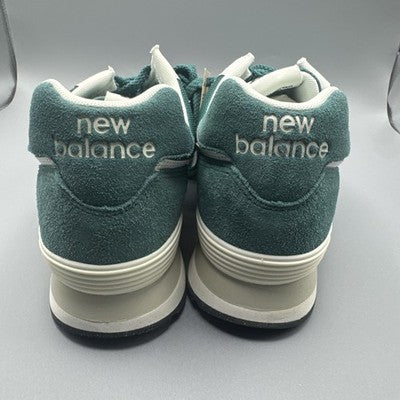 Size 10 - New Balance 574 Green Off White