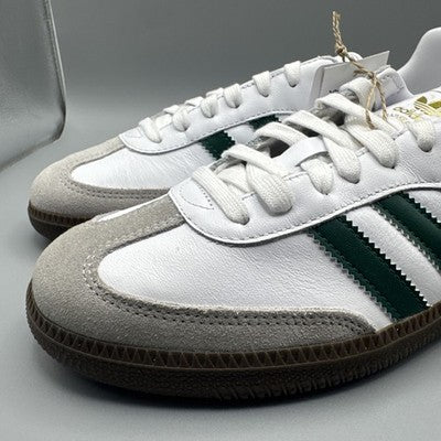 Size 8.5 - adidas Samba OG Cloud White Collegiate Green