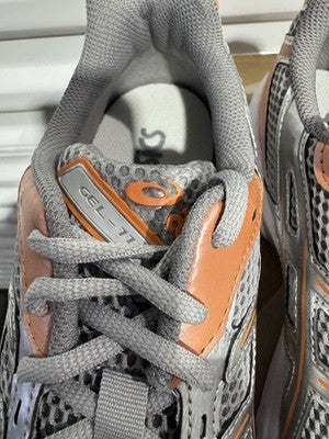 Men’s Size 9 Asics Gel 1130 Cement Grey Rust Orange, Brand New !