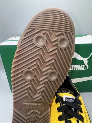 Men’s Puma Roma 24 Standard Yellow Black Mens Size 9.5 The “ Bruce Lee’s”