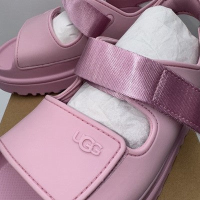 UGG PINK LEATHER sandals SIZE 4 BRAND NEW !