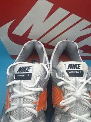 Nike ZOOM VOMERO 5 Platinum/orange Men’s Size 12 Brand New!!!