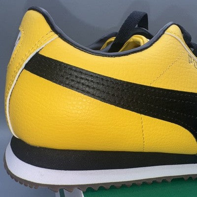 Men’s Puma Roma 24 Standard Yellow Black Mens Size 9.5 The “ Bruce Lee’s”
