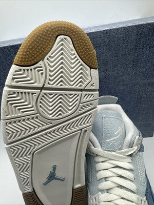 Size 8.5 - Air Jordan 4 Retro TEX Worn Blue Denim W