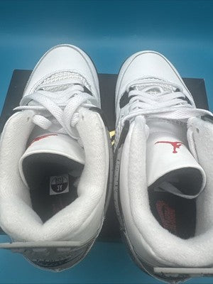 Jordan 4 White Cement Pre School Size 3 Brand New !