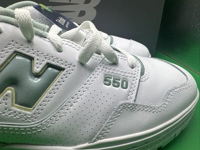 Women’s Size 8.5 - New Balance 550 Salt Marsh Limelight/white Brand New !