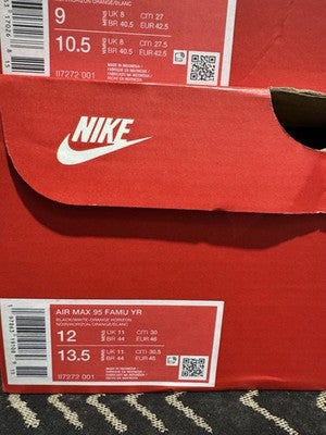Men’s Size 12-Nike Air Max 95 Yardrunners Pack -Norfolk  Brand New !