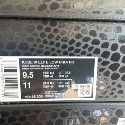 Size 9.5-Nike Kobe 9 Elite Protro 2025 Low Moonwalker VERY LIMITED RELEASE!!!