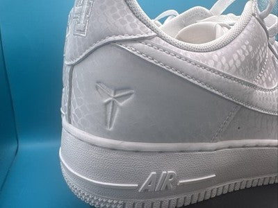 Size 11 - Nike Kobe Bryant x Air Force 1 Low Forever White