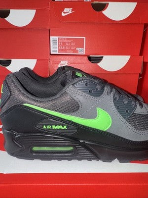 Size 8.5-Nike Air Max 90 Black Green Strike
