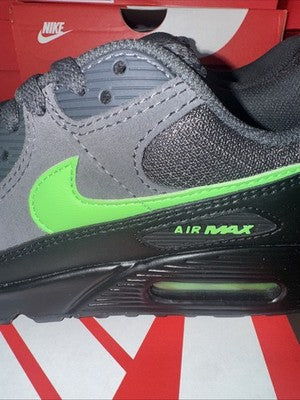 Size 8-Nike Air Max 90 Black Green Strike