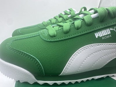Puma Roma Reverse Green/white Preschool Size 3 Brand New !!