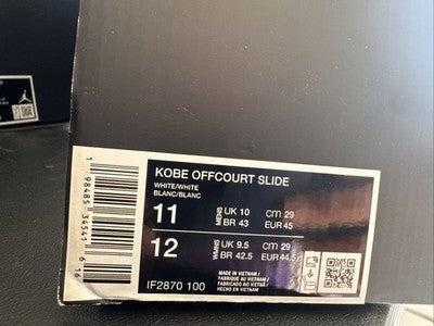 Nike Kobe offcourt slides Men’s Size 11   Brand New!