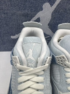 Size 8.5 - Air Jordan 4 Retro TEX Worn Blue Denim W