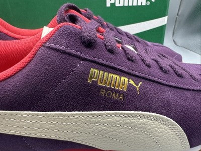 Size 9- PUMA Roma Suede Midnight Plum Brand New !