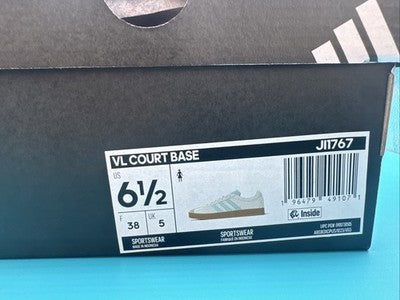 Size 6.5-Women’s Adidas VL Court Base Brand New ! Retail Is $100 !!!