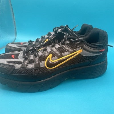 Nike P-6000 Black Laser Orange Size 7 Brand  New DS Running Sneakers