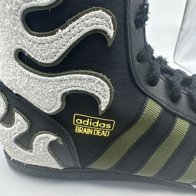 Size 8.5-adidas Brain Dead x Japan High Black Olive