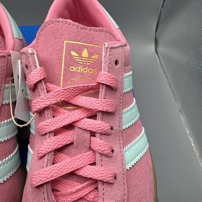 Size 5- adidas Hamburg Bliss Pink Semi Flash Aqua W