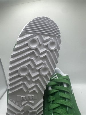 Puma Roma Reverse Green/white Preschool Size 3 Brand New !!
