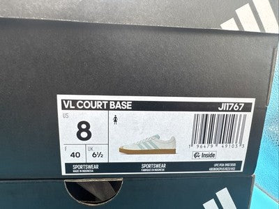 Size 8-Women’s Adidas VL Court Base Brand New ! Retail Is $100 !!!