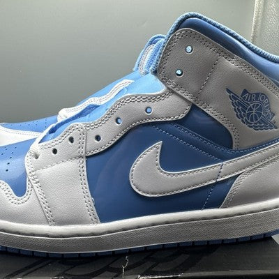 Size 11.5- - Air Jordan 1 Mid Legend Blue