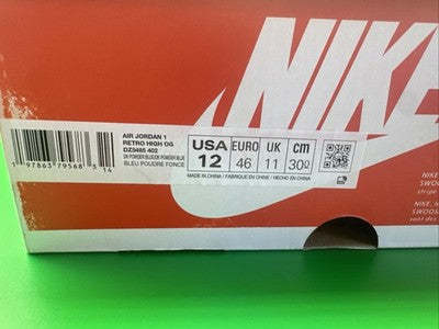 Size 12 - Air Jordan 1 Retro OG High UNC Reimagined