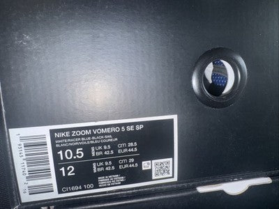 Size 10.5-Nike Air Zoom Vomero 5 SE SP 2019 Racer Blue